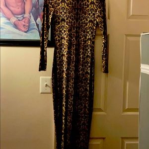 Matte Collection Animal print dress